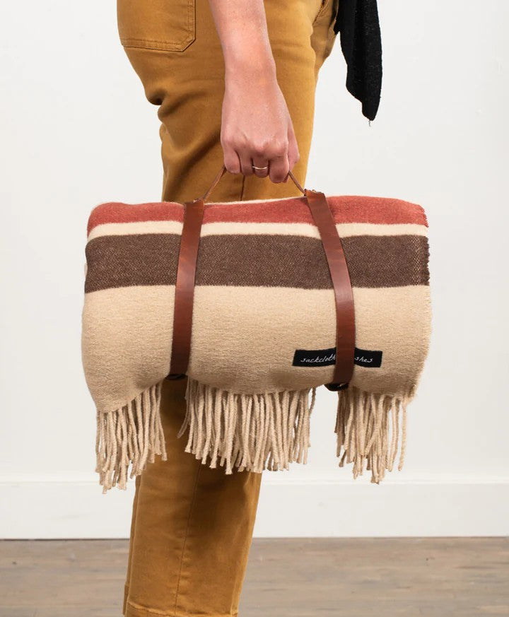 Couvertures - S&A | Leather Blanket Roll - outpost-shop.com