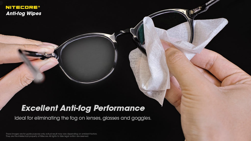 Lampes Frontales - Nitecore | Lingettes Anti-buée (30) - outpost-shop.com