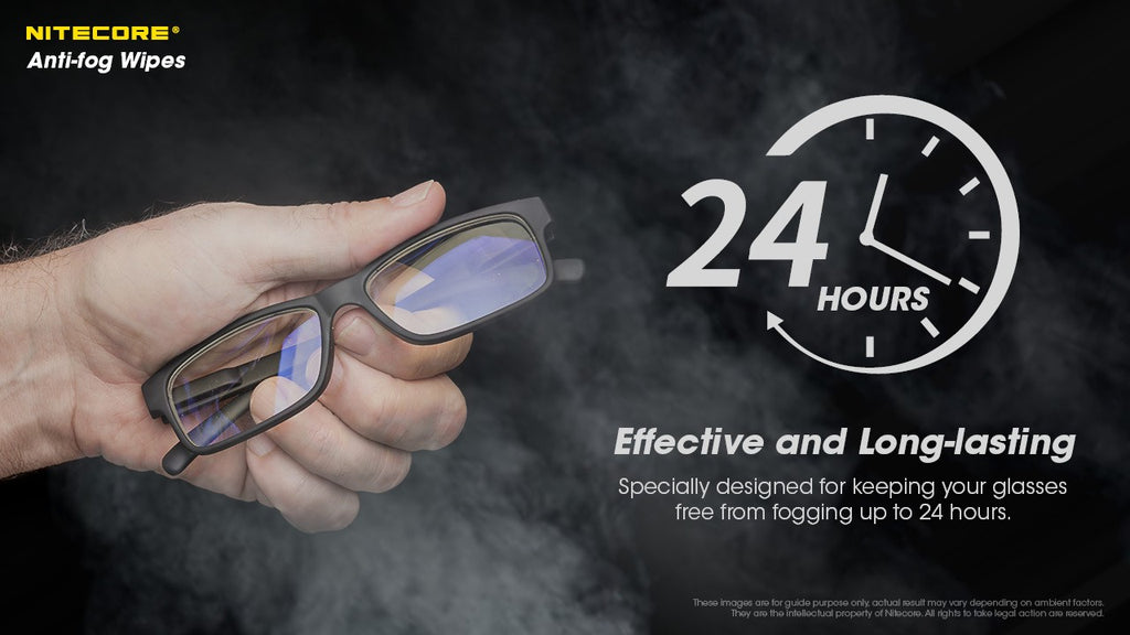 Lampes Frontales - Nitecore | Lingettes Anti-buée (60) - outpost-shop.com