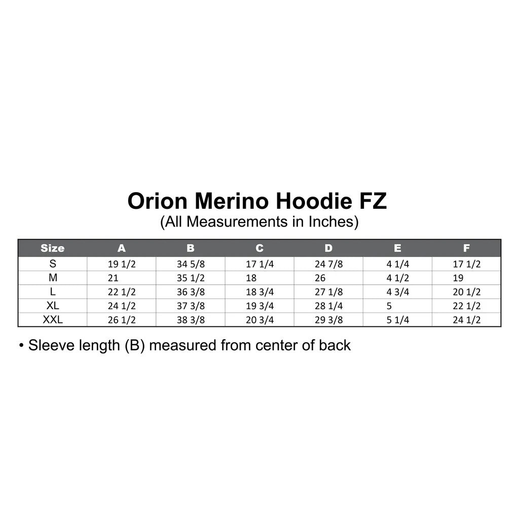 Vestes coupe-vent - Prometheus Design Werx | Orion Merino Hoodie FZ - outpost-shop.com