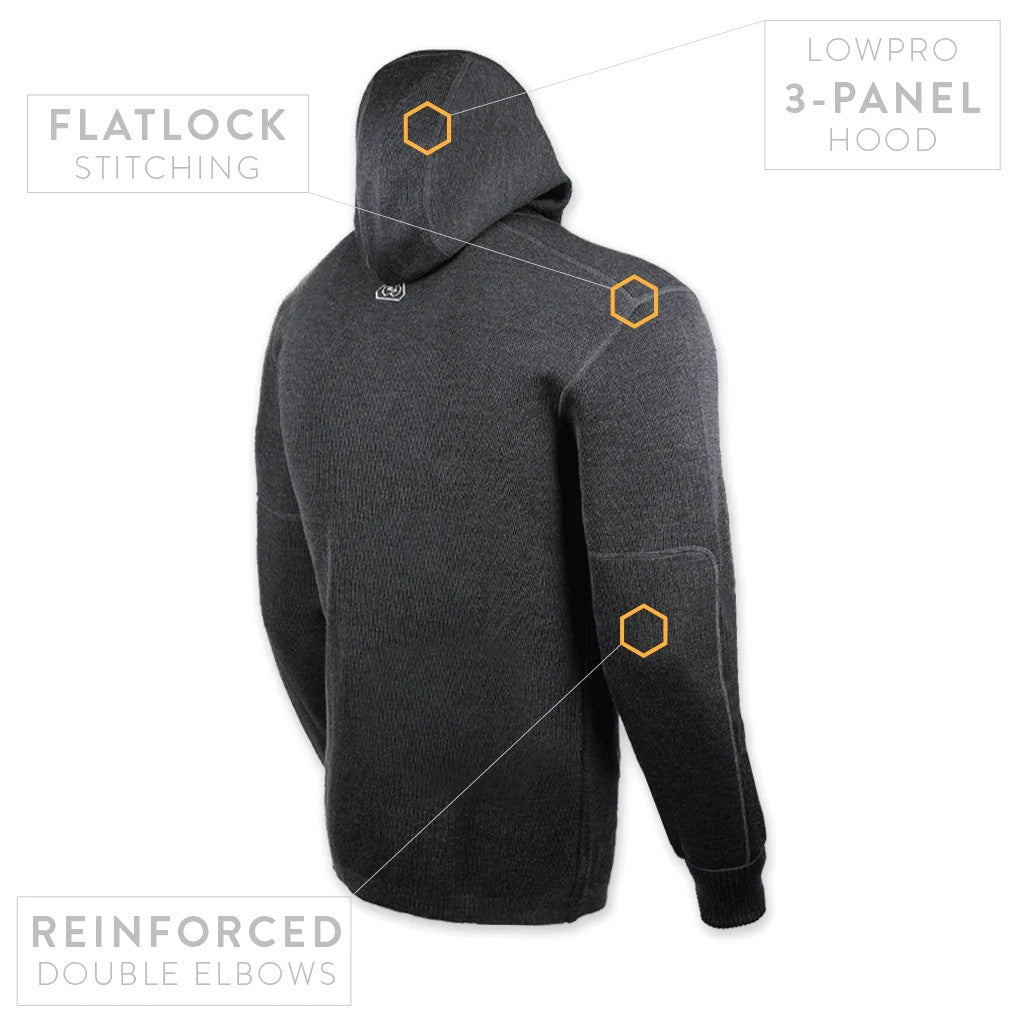 Vestes coupe-vent - Prometheus Design Werx | Orion Merino Hoodie FZ - outpost-shop.com