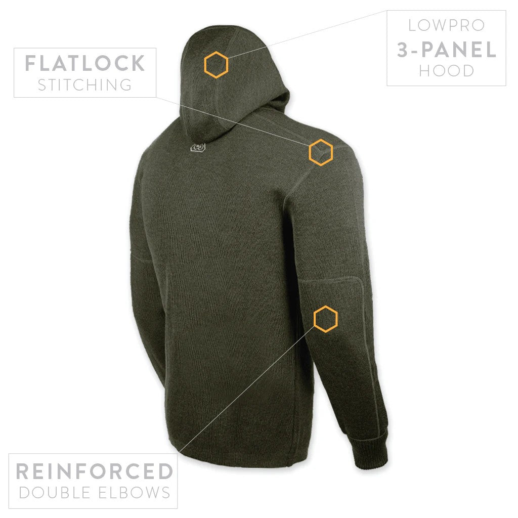 Vestes coupe-vent - Prometheus Design Werx | Orion Merino Hoodie FZ - outpost-shop.com