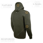 Vestes coupe-vent - Prometheus Design Werx | Orion Merino Hoodie FZ - outpost-shop.com