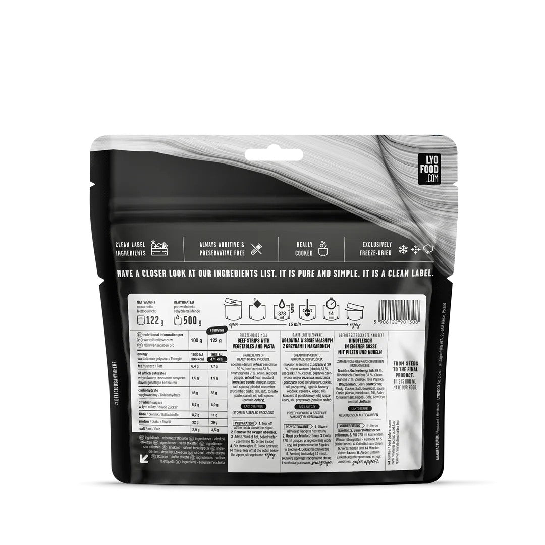 Plats - Lyofood® | Bœuf Stroganoff - outpost-shop.com