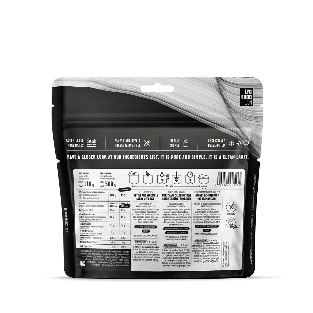 Plats - Lyofood® | Curry d'orties - outpost-shop.com