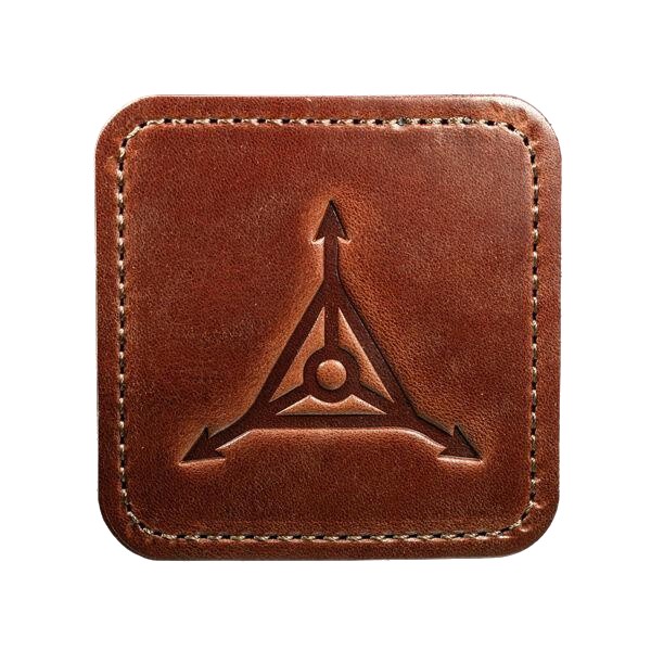 Triple Aught Design - Triple Aught Design | Leather Coasters 4-Pack - outpost-shop.com