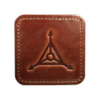 Triple Aught Design - Triple Aught Design | Leather Coasters 4-Pack - outpost-shop.com