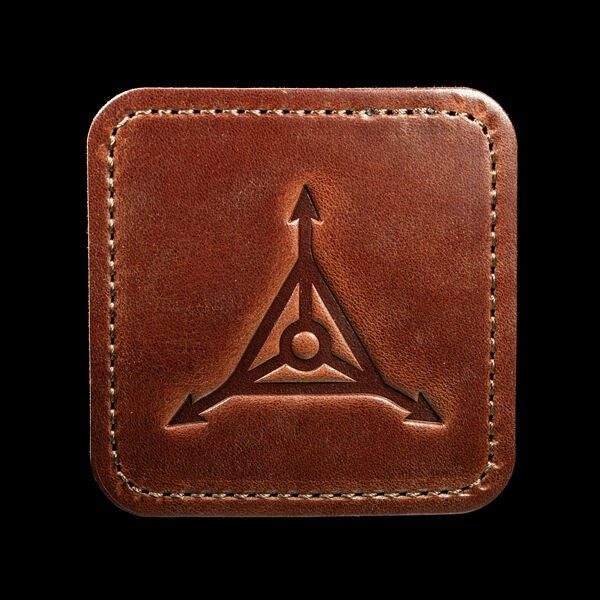 Triple Aught Design - Triple Aught Design | Leather Coasters 4-Pack - outpost-shop.com