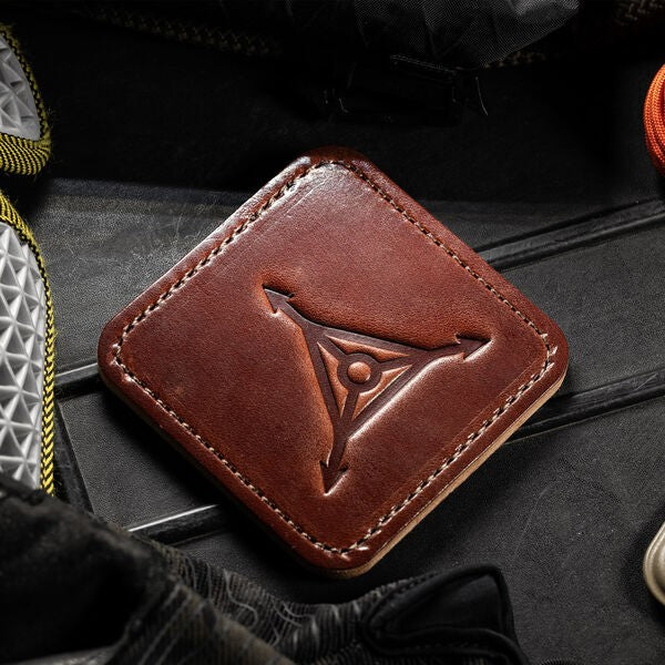 Triple Aught Design - Triple Aught Design | Leather Coasters 4-Pack - outpost-shop.com