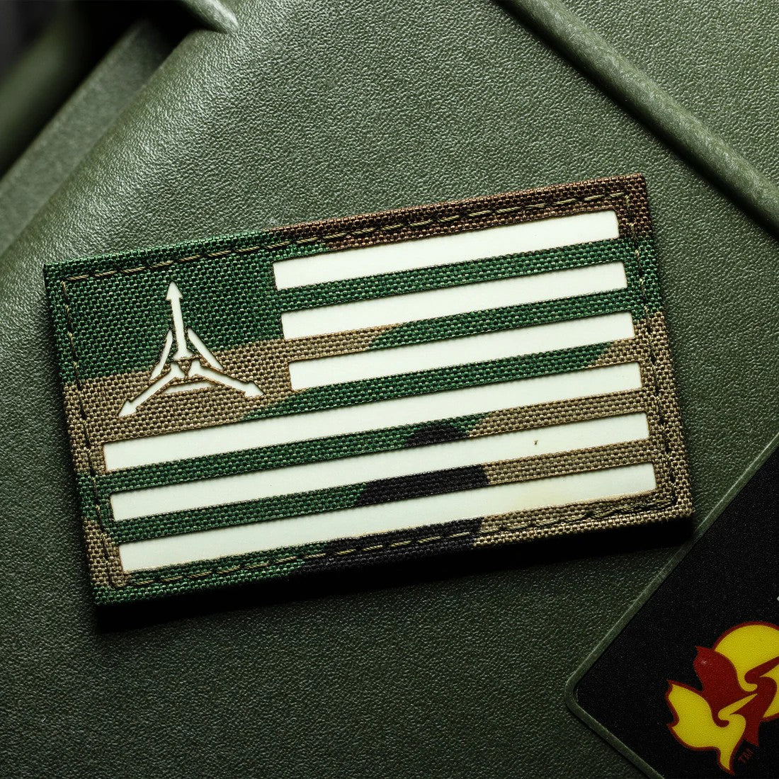 Triple Aught Design - TAD Flag GITD Velcro Patch - outpost-shop.com