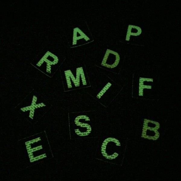 Patches & Stickers - Cyalume | Lettre Photoluminescent - outpost-shop.com