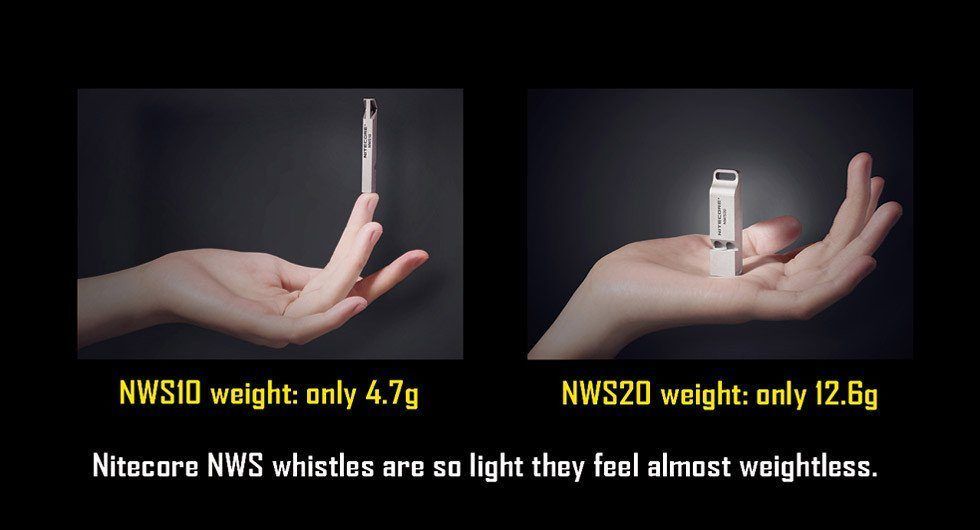 Accessoires - Nitecore | NWS10 Sifflet Titanium - outpost-shop.com