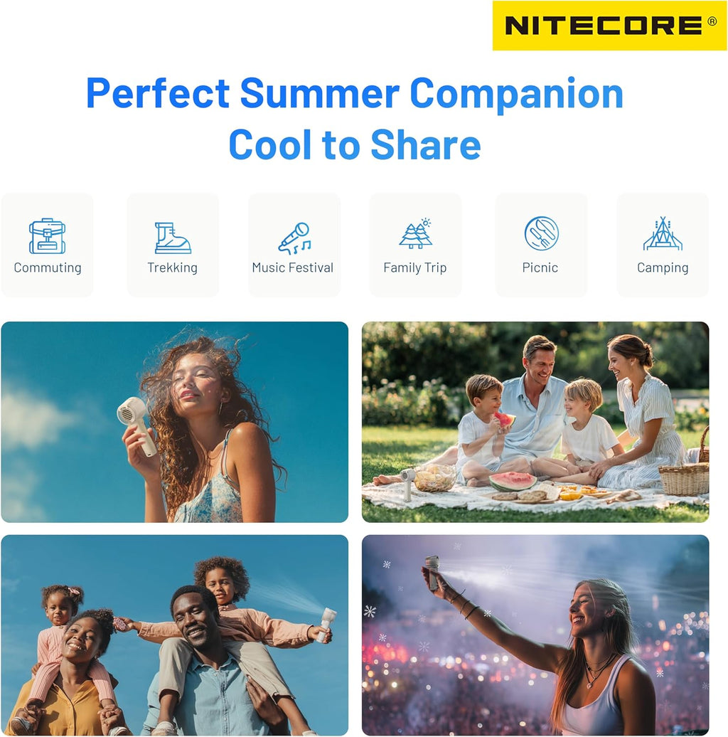 IZZCOOL20 Pro – Ventilateur & brumisateur NITECORE