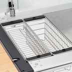 Bac grillagé Snow Peak Table Top Architect Shallow Mesh Tray demi-unité