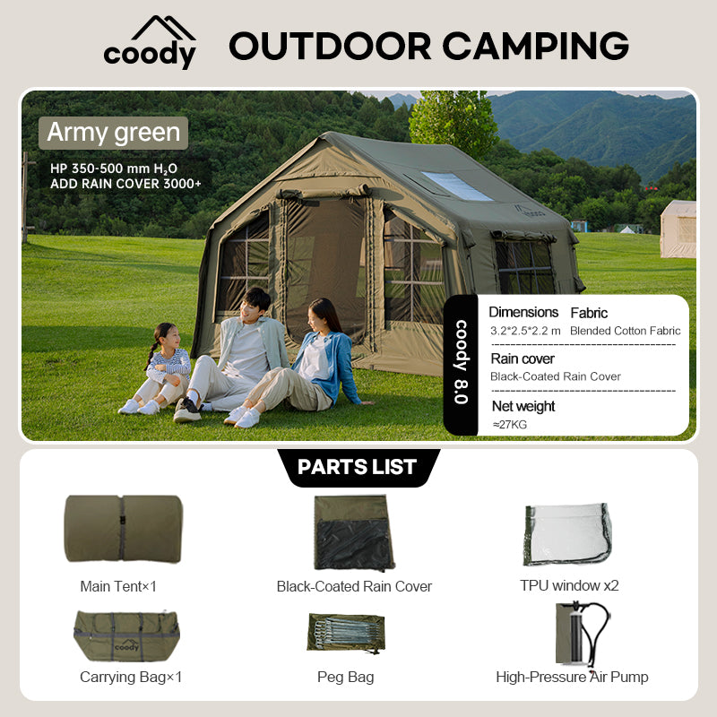 Tente gonflable Coody Air Tent 8.0 Coody
