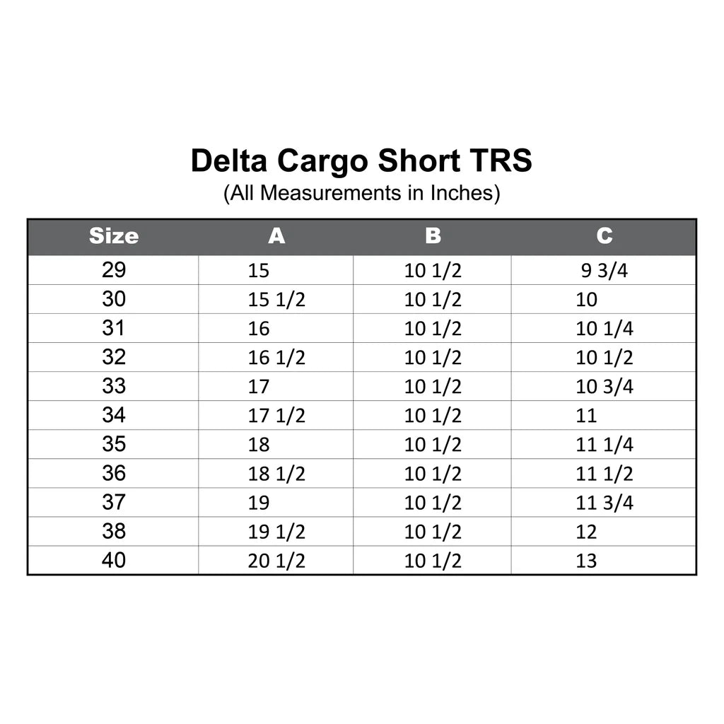 Delta Cargo Short TRS Prometheus Design Werx