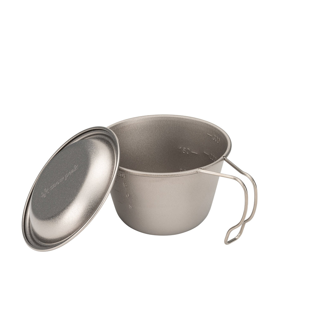 Tasse titane profonde Snow Peak Deep Backpacker’s Cup avec couvercle