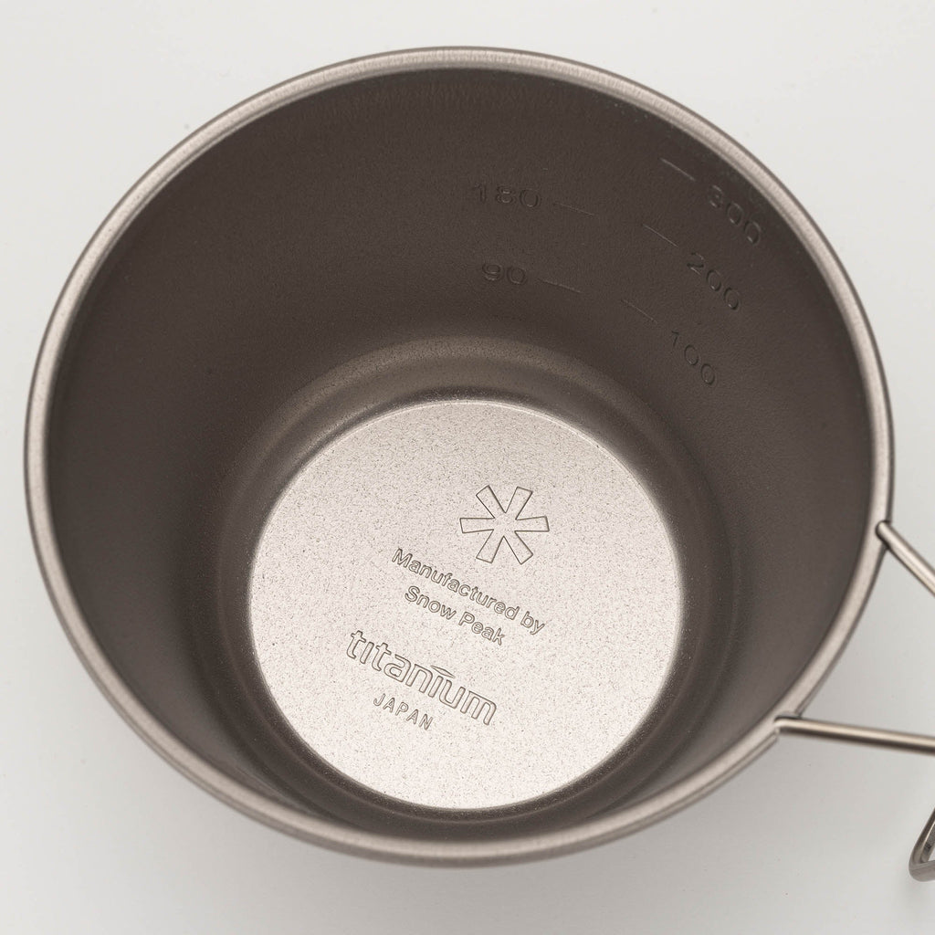 Tasse titane profonde Snow Peak Deep Backpacker’s Cup avec couvercle