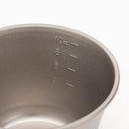 Tasse titane profonde Snow Peak Deep Backpacker’s Cup avec couvercle
