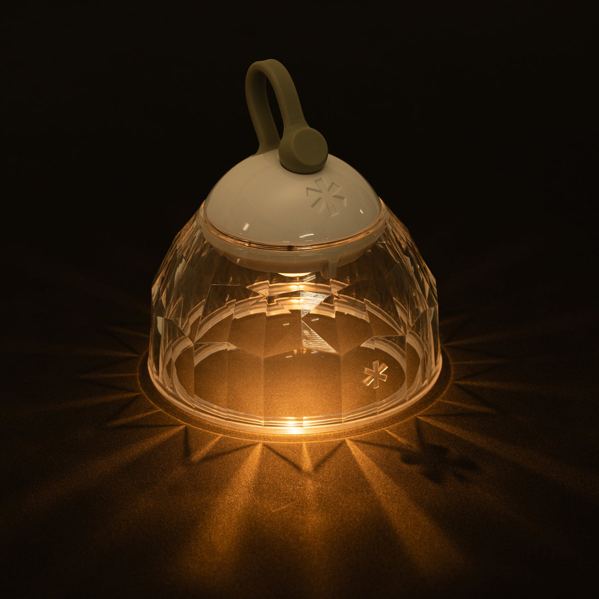 Abat-jour silicone Snow Peak Crystal Shade pour lanterne Hozuki