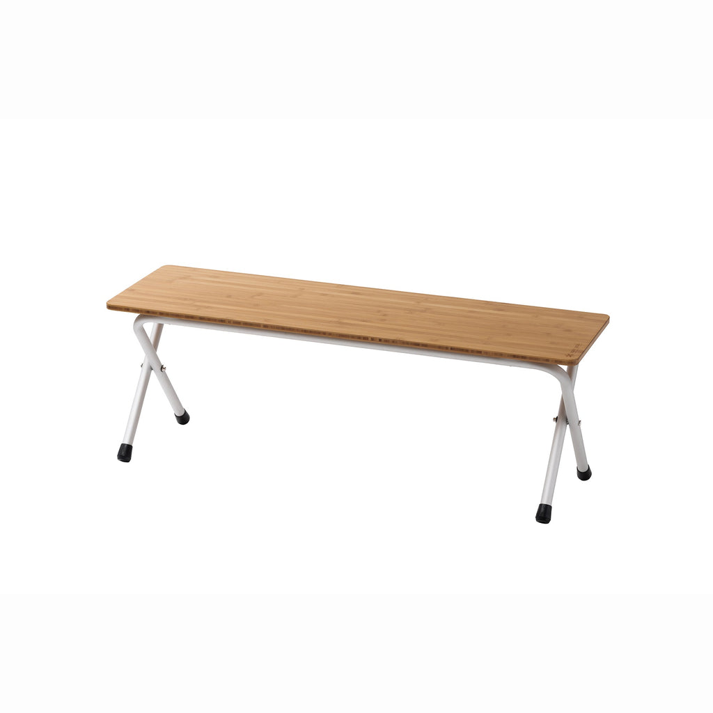 Étagère longue bambou Snow Peak Renewed Long Folding Shelf