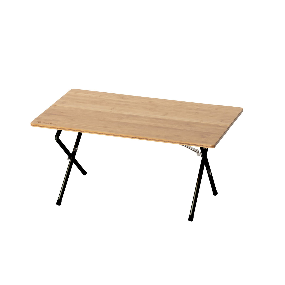Table basse allégée Snow Peak Single Action Low Table Bamboo Light