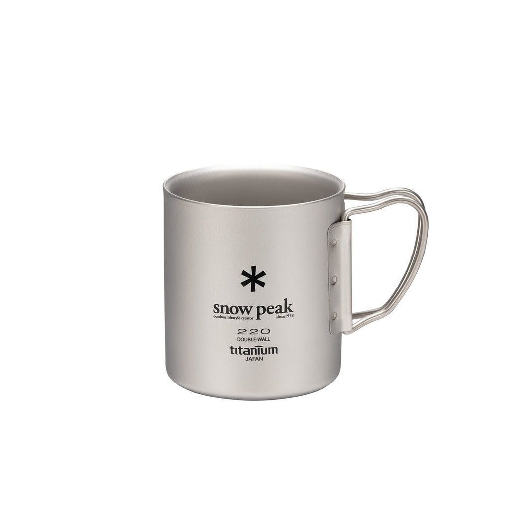 Tasses Double Paroi en Titanium 220ml Snow Peak