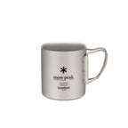 Tasses Double Paroi en Titanium 220ml Snow Peak