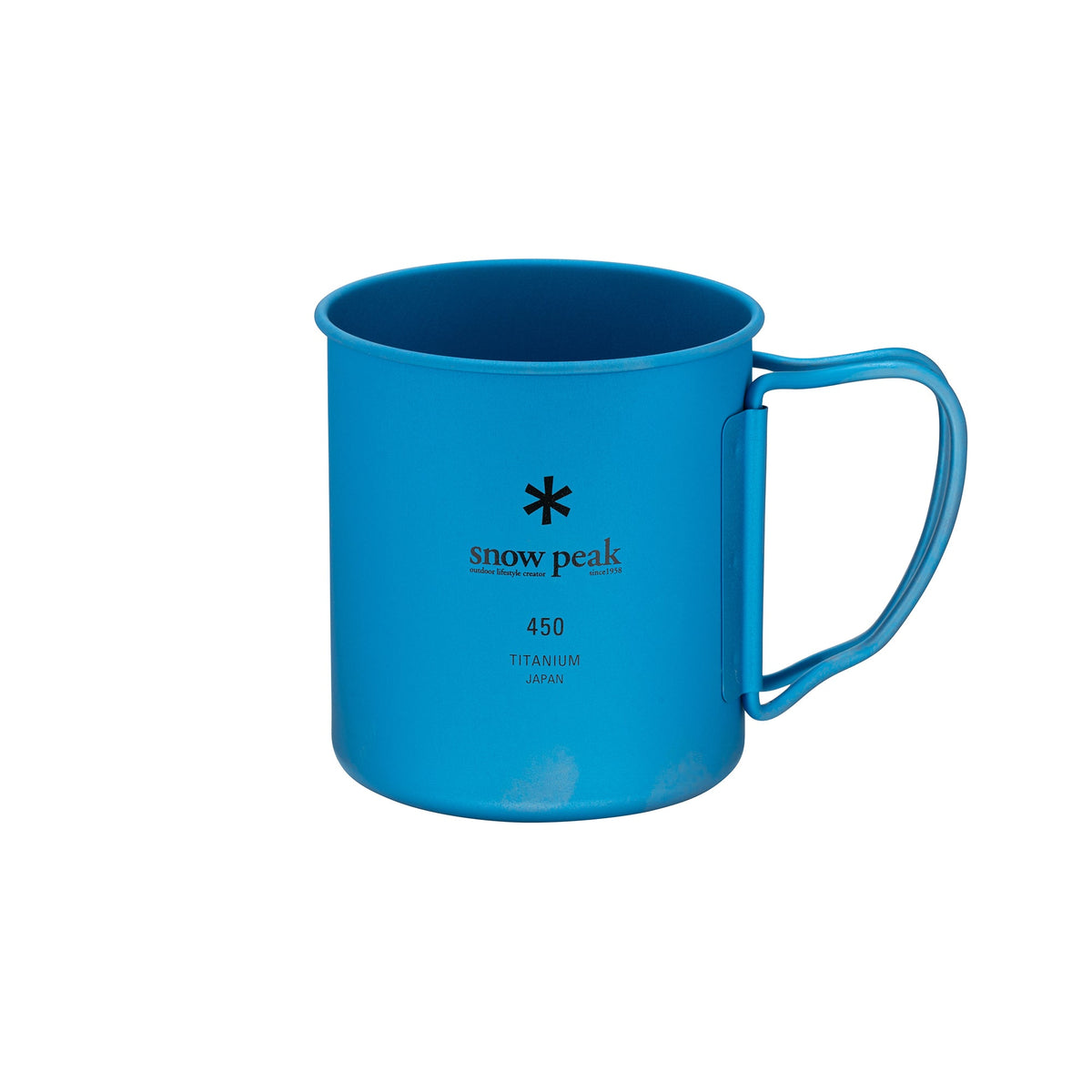 Mug titane coloré Snow Peak Titanium Single Wall 450