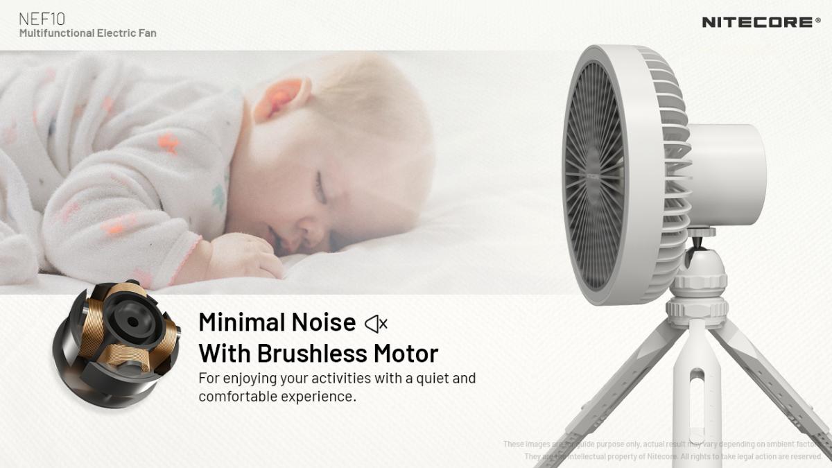 Ventilateur NEF10 – Batterie 10000mAh, LED & Powerbank OUTPOST SHOP