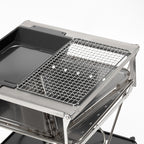 Demi-grille inox Snow Peak Stainless Half Grill Pro