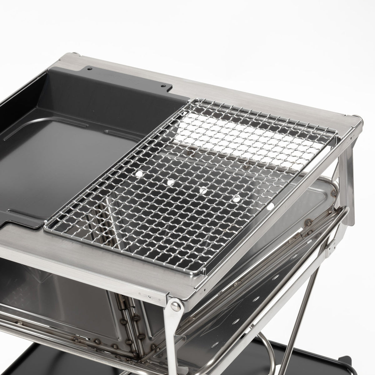 Demi-grille inox Snow Peak Stainless Half Grill Pro