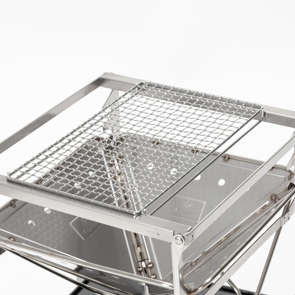 Demi-grille inox Snow Peak Stainless Half Grill Pro