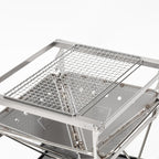 Demi-grille inox Snow Peak Stainless Half Grill Pro