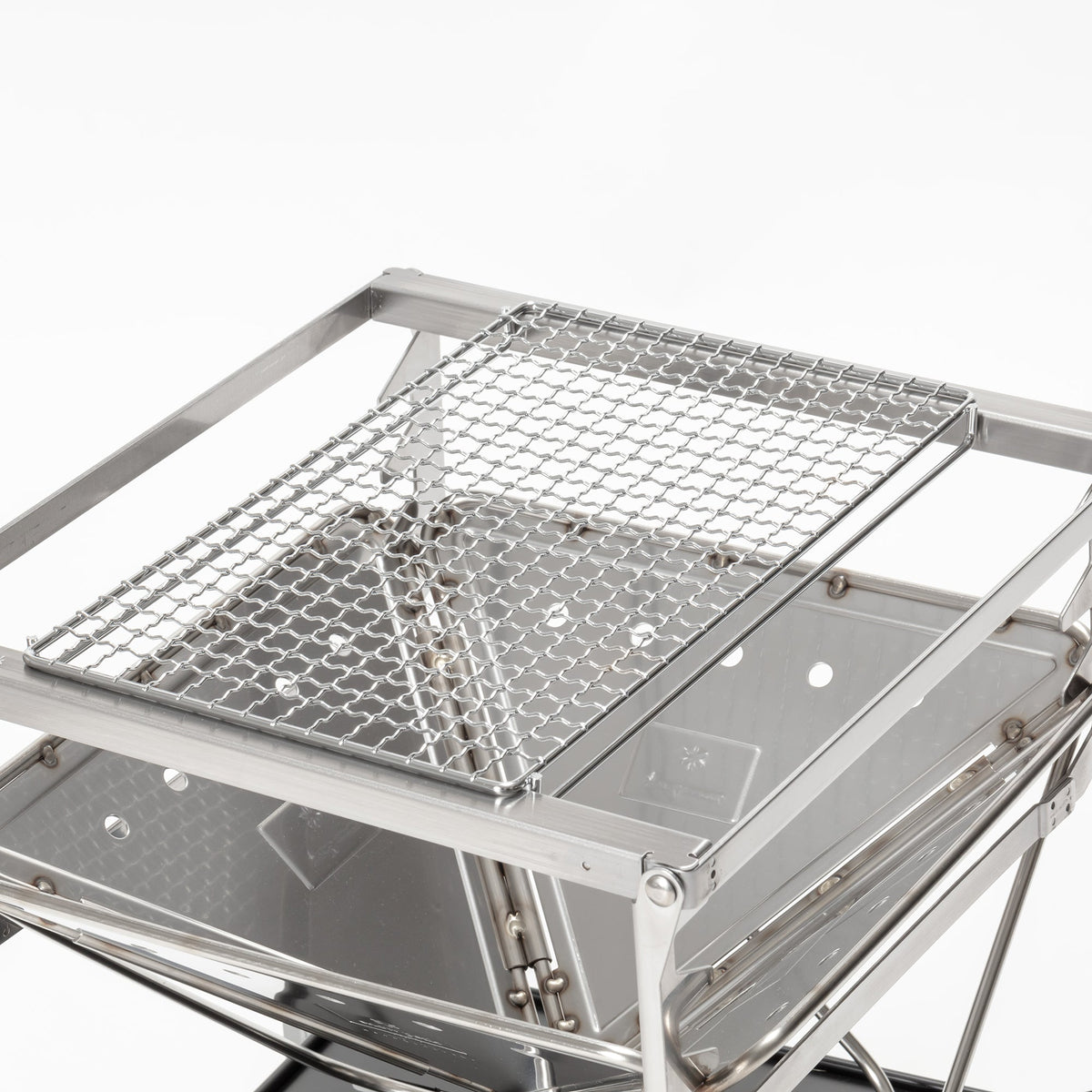 Demi-grille inox Snow Peak Stainless Half Grill Pro