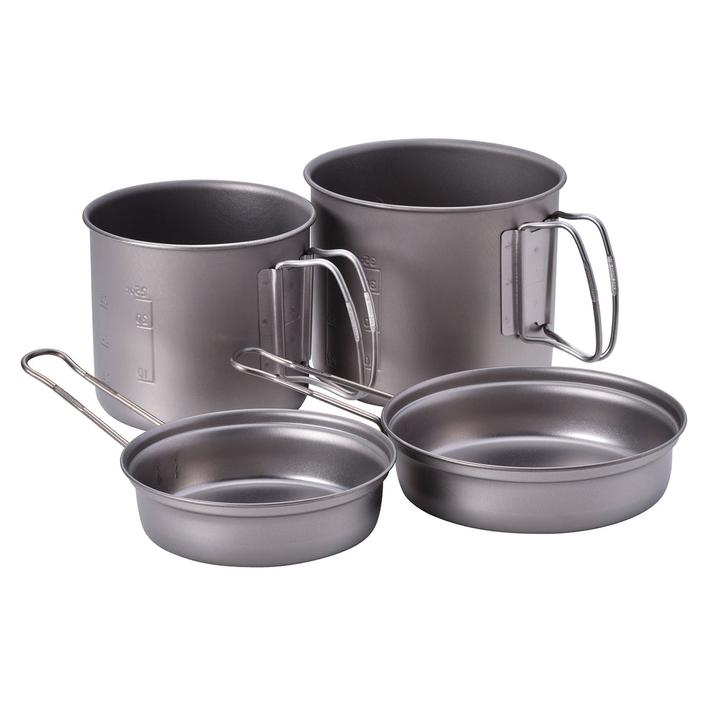 Popote titane Snow Peak Trek Combo Titanium