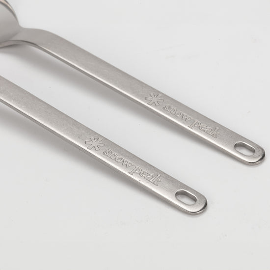 Titanium Fork & Spoon Set Snow Peak