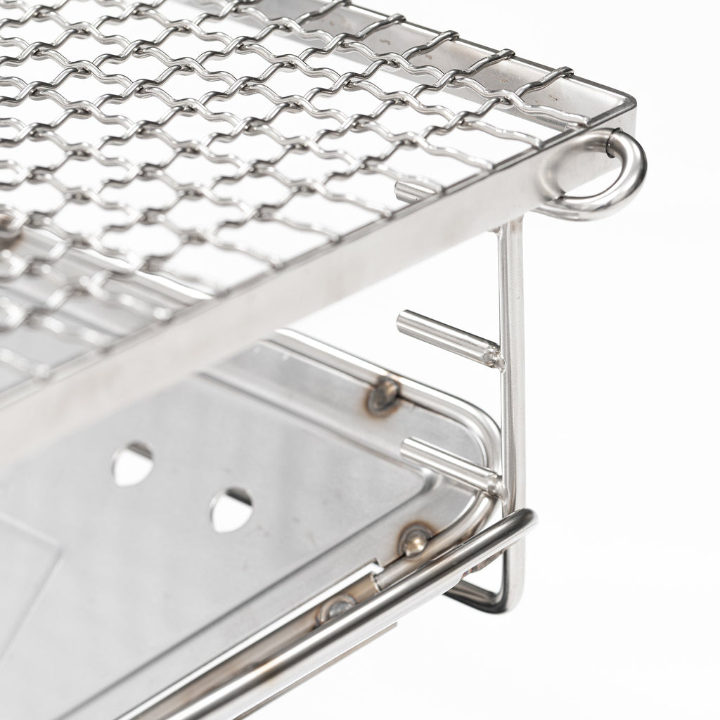 Grille de cuisson Snow Peak Fireplace Grill Bridge S