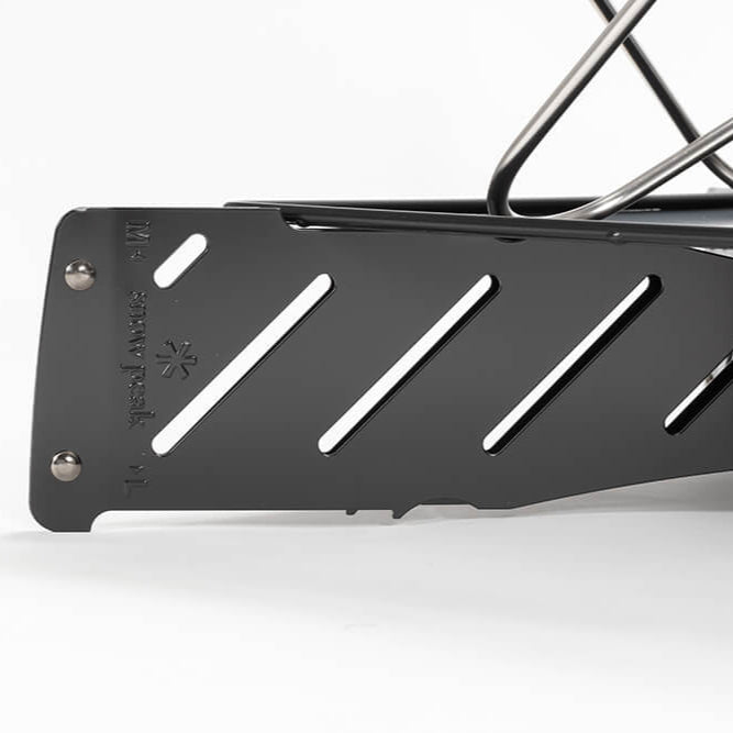 Support Snow Peak Base Plate Stand (L/M) pour foyer