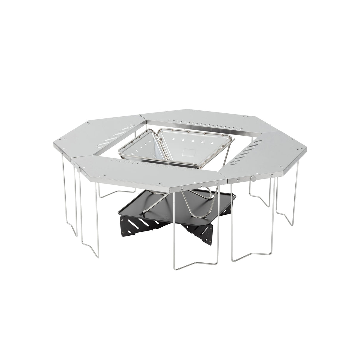 Table autour du feu Snow Peak Jikaro Firering Table