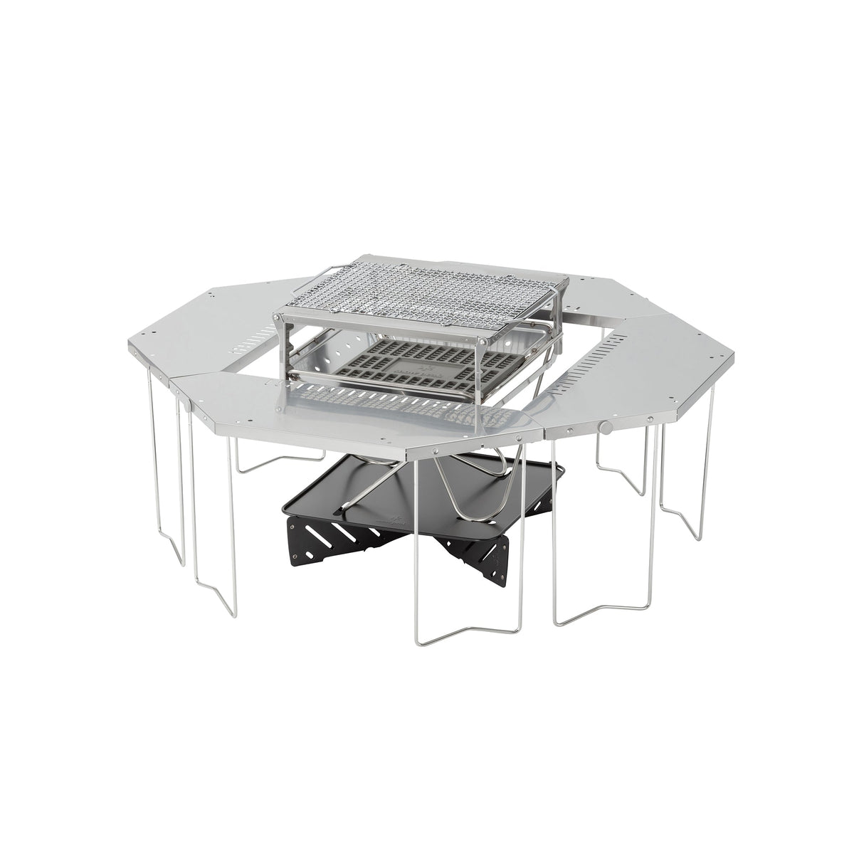 Table autour du feu Snow Peak Jikaro Firering Table
