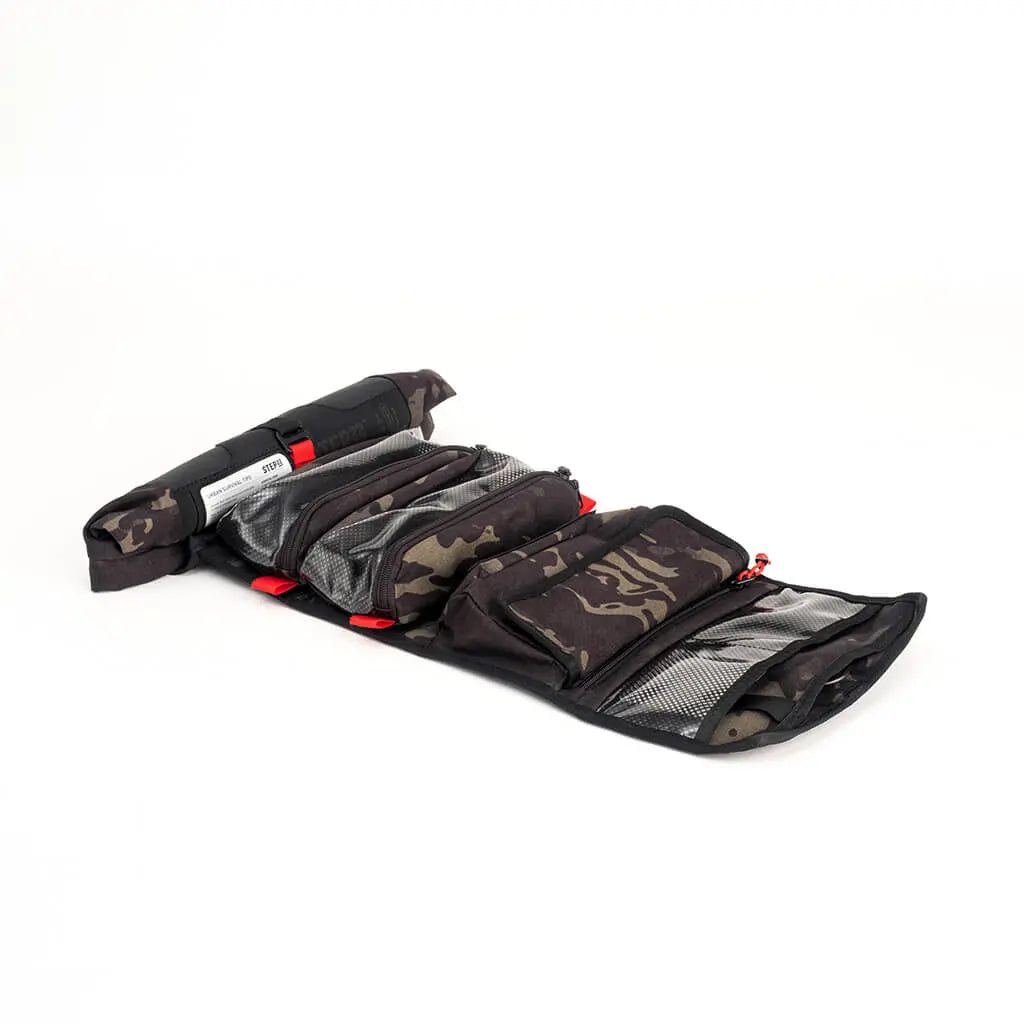 STEP 22 Gear Hedgehog Toiletry Roll Mens Toiletry Bag