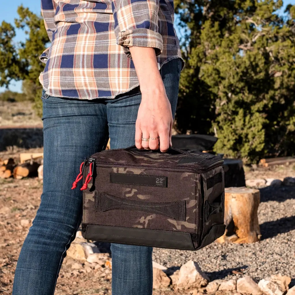 STEP 22 Gear Stingray Flat Box Mini Collapsible Gear Storage Box Camp Kitchen Box