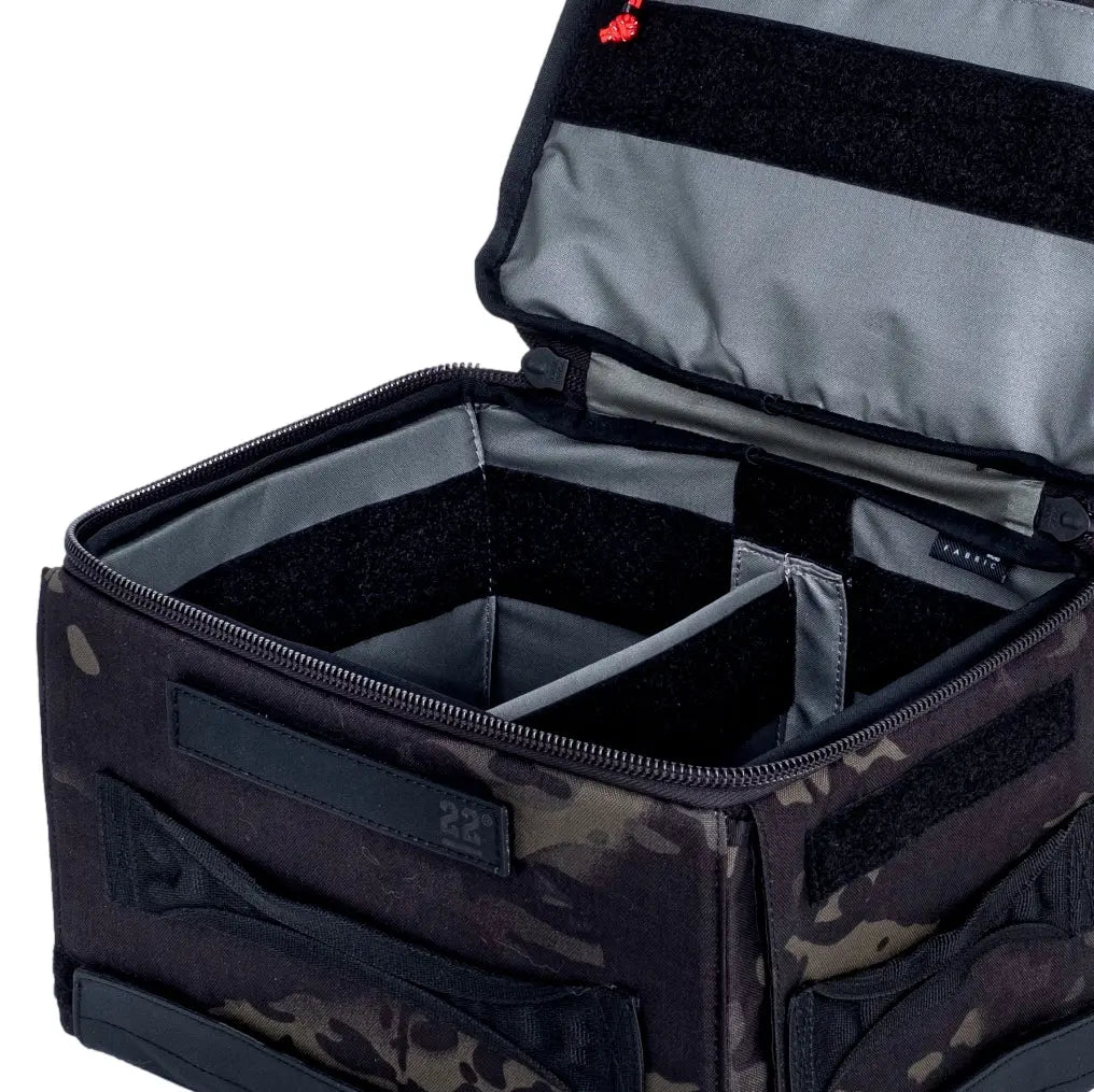 STEP 22 Gear Stingray Flat Box Mini Collapsible Gear Storage Box Camp Kitchen Box
