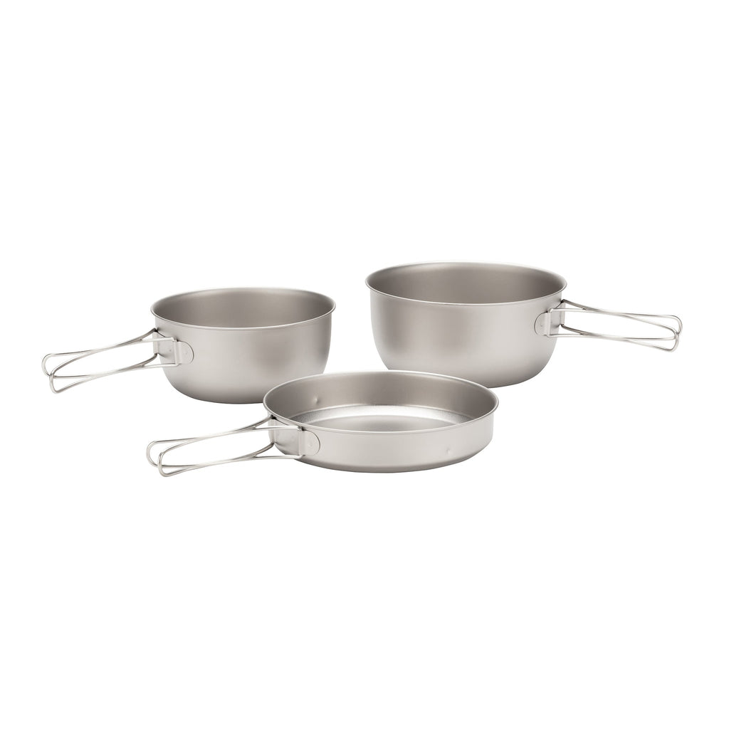 Set de cuisine titane Snow Peak 3 Piece Titanium Cookset
