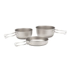 Set de cuisine titane Snow Peak 3 Piece Titanium Cookset