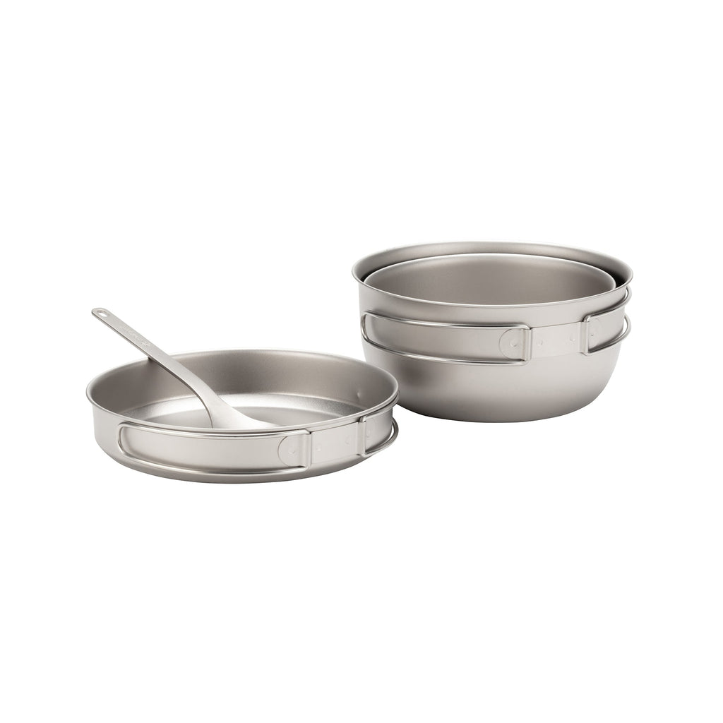 Set de cuisine titane Snow Peak 3 Piece Titanium Cookset