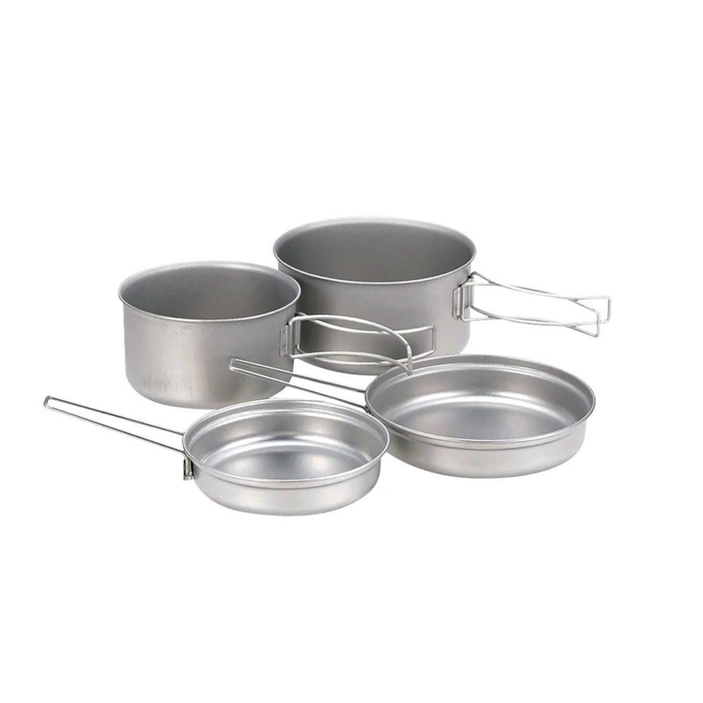 Popote titane Snow Peak Titanium Multi Compact Cooker Set