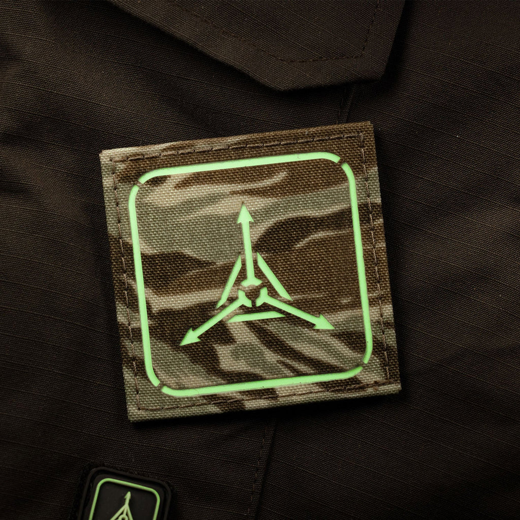 TAD Stencil Logo GITD Patch Triple Aught Design