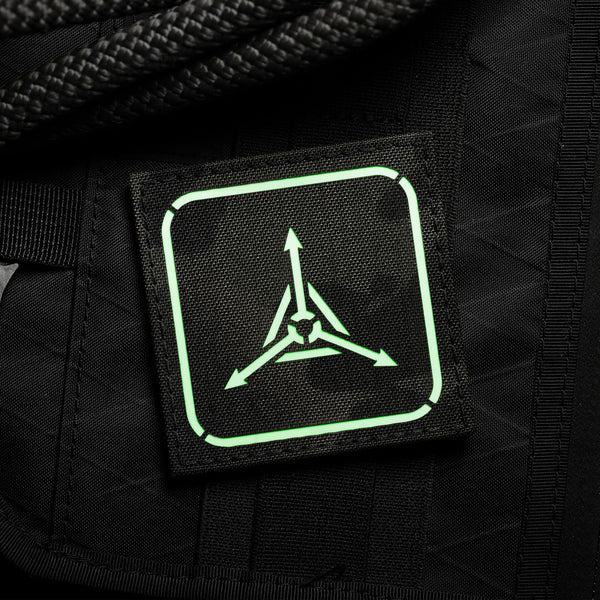 TAD Stencil Logo GITD Patch Triple Aught Design